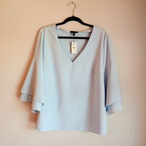 NWT Lane Bryant Ruffled Bell Sleeve Top Size 18/20
